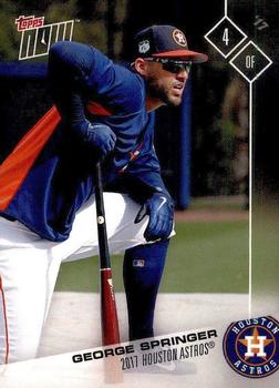 2017 Topps Now Road to Opening Day Houston Astros #OD-154 George Springer Front