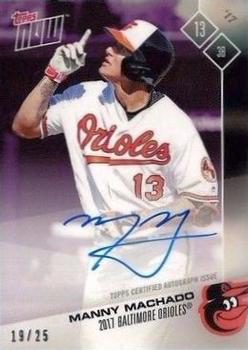 2017 Topps Now Road to Opening Day Baltimore Orioles #OD-2B Manny Machado Front