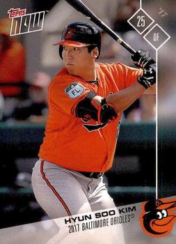 2017 Topps Now Road to Opening Day Baltimore Orioles #OD-5 Hyun-Soo Kim Front