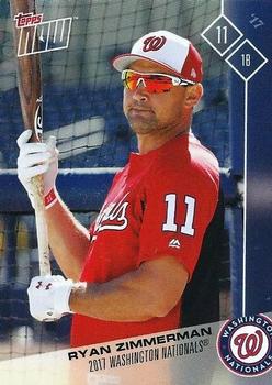 2017 Topps Now Road to Opening Day Washington Nationals #OD-293 Ryan Zimmerman Front