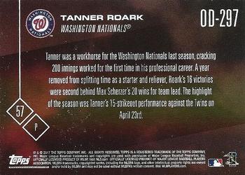 2017 Topps Now Road to Opening Day Washington Nationals #OD-297 Tanner Roark Back