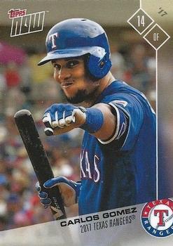 2017 Topps Now Road to Opening Day Texas Rangers #OD-219 Carlos Gomez Front