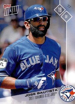 2017 Topps Now Road to Opening Day Toronto Blue Jays #OD-69 Jose Bautista Front