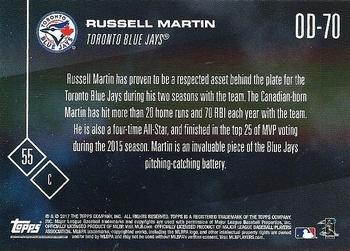 2017 Topps Now Road to Opening Day Toronto Blue Jays #OD-70 Russell Martin Back