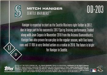 2017 Topps Now Road to Opening Day Seattle Mariners #OD-203 Mitch Haniger Back