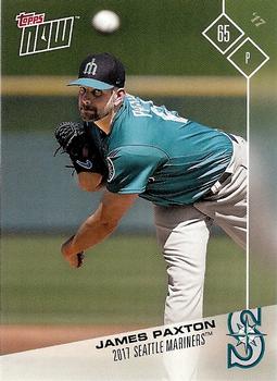 2017 Topps NOW OD-208 Road to Opening Day James Paxton Seattle Mariners PR 47 