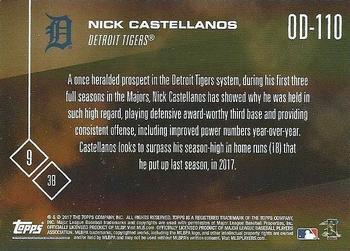 2017 Topps Now Road to Opening Day Detroit Tigers #OD-110 Nick Castellanos Back