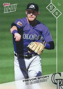 2017 Topps Now Road to Opening Day Colorado Rockies #OD-393 Trevor Story Front