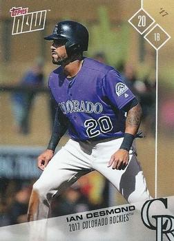2017 Topps Now Road to Opening Day Colorado Rockies #OD-398 Ian Desmond Front