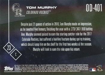 2017 Topps Now Road to Opening Day Colorado Rockies #OD-401 Tom Murphy Back