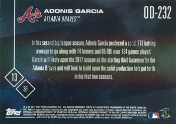 2017 Topps Now Road to Opening Day Atlanta Braves #OD-232 Adonis Garcia Back