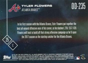 2017 Topps Now Road to Opening Day Atlanta Braves #OD-235 Tyler Flowers Back
