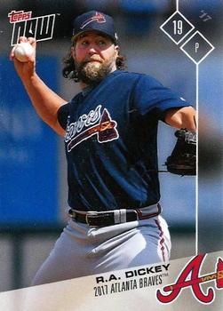 2017 Topps Now Road to Opening Day Atlanta Braves #OD-236 R.A. Dickey Front