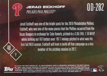 2017 Topps Now Road to Opening Day Philadelphia Phillies #OD-282 Jerad Eickhoff Back