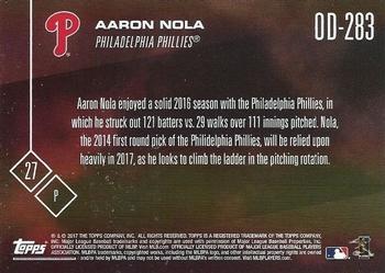 2017 Topps Now Road to Opening Day Philadelphia Phillies #OD-283 Aaron Nola Back