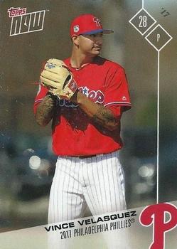 2017 Topps Now Road to Opening Day Philadelphia Phillies #OD-284 Vince Velasquez Front
