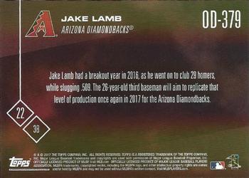 2017 Topps Now Road to Opening Day Arizona Diamondbacks #OD-379 Jake Lamb Back