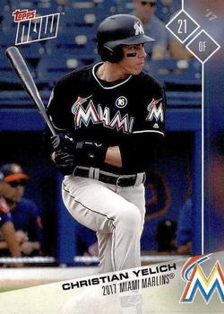 2017 Topps Now Road to Opening Day Miami Marlins #OD-243 Christian Yelich Front