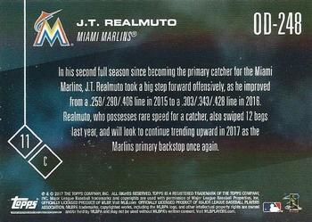 2017 Topps Now Road to Opening Day Miami Marlins #OD-248 J.T. Realmuto Back