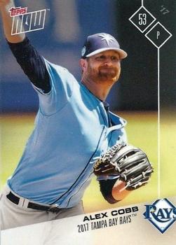 2017 Topps Now Road to Opening Day Tampa Bay Rays #OD-58 Alex Cobb Front