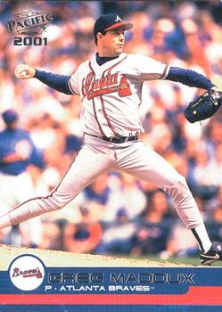 2001 Pacific #41 Greg Maddux Front
