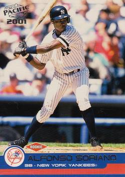 2001 Pacific #478 Alfonso Soriano Front