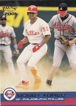 2001 Pacific #322 Bobby Abreu Front