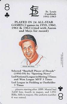 1991 U.S. Games Systems Baseball Legends #8♣ Stan Musial Front