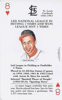 1991 U.S. Games Systems Baseball Legends #8♥ Stan Musial Front