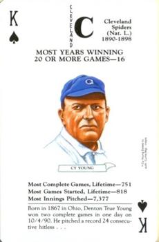 1991 U.S. Games Systems Baseball Legends #K♠ Cy Young Front