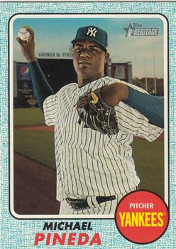 2017 Topps Heritage - Blue Borders #709 Michael Pineda Front