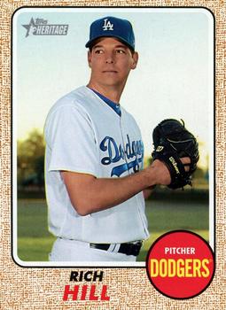 2017 Topps Heritage - Bright Yellow Backs #711 Rich Hill Front