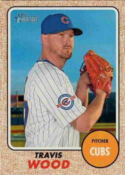 2017 Topps Heritage - Bright Yellow Backs #395 Travis Wood Front