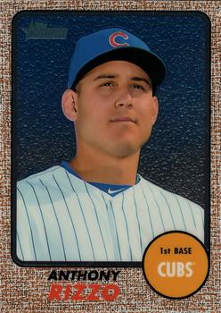 2017 Topps Heritage - Chrome #THC-410 Anthony Rizzo Front