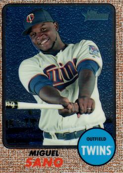 2017 Topps Heritage - Chrome #THC-436 Miguel Sano Front