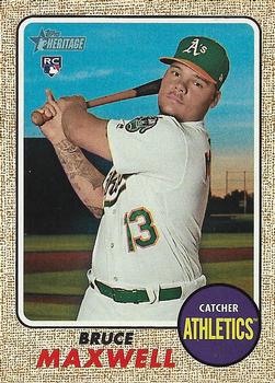 2017 Topps Heritage - Mini #584 Bruce Maxwell Front