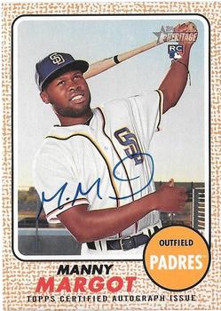2017 Topps Heritage - Real One Autographs #ROA-MMA Manny Margot Front