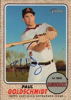2017 Topps Heritage - Real One Autographs #ROA-PG Paul Goldschmidt Front