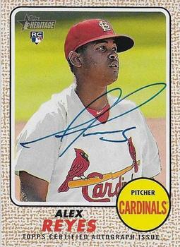 2017 Topps Heritage - Real One Autographs #ROA-ARE Alex Reyes Front
