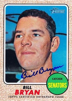 2017 Topps Heritage - Real One Autographs #ROA-BB Bill Bryan Front