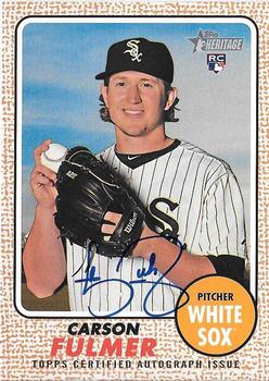 2017 Topps Heritage - Real One Autographs #ROA-CFU Carson Fulmer Front