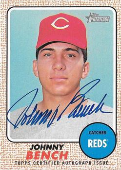 2017 Topps Heritage - Real One Autographs #ROA-JBE Johnny Bench Front