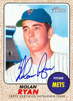 2017 Topps Heritage - Real One Autographs #ROA-NR Nolan Ryan Front