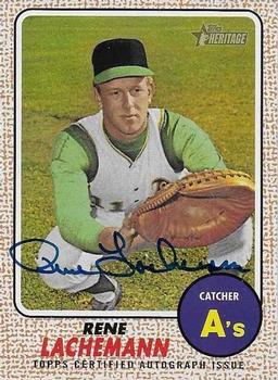 2017 Topps Heritage - Real One Autographs #ROA-RL Rene Lachemann Front