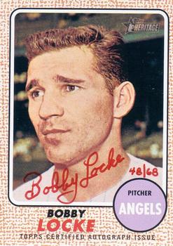 2017 Topps Heritage - Real One Autographs Special Edition Red Ink #ROA-BLO Bobby Locke Front