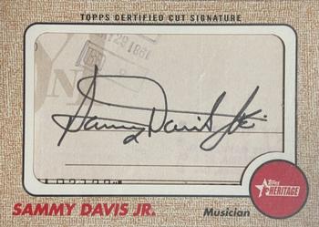 2017 Topps Heritage - 1968 Celebrity Cut Signatures #68CCS-SD Sammy Davis Jr. Front