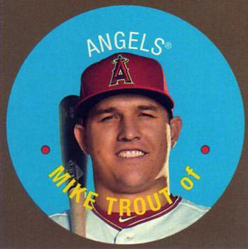 2017 Topps Heritage - 1968 Topps Discs #68TDC-25 Mike Trout Front