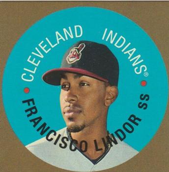 2017 Topps Heritage - 1968 Topps Discs #68TDC-29 Francisco Lindor Front