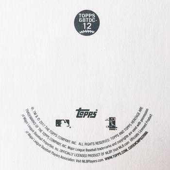 2017 Topps Heritage - 1968 Topps Discs #68TDC-12 Eric Hosmer Back