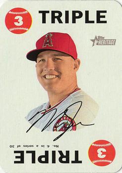 2017 Topps Heritage - 1968 Topps Game #4 Mike Trout Front